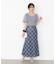 チェックナロースカート 25AW