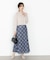 チェックナロースカート 25AW