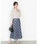チェックナロースカート 25AW