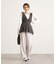 チュールドッキングニットジレ 25AW