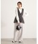 チュールドッキングニットジレ 25AW