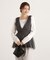 チュールドッキングニットジレ 25AW