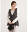 チュールドッキングニットジレ 25AW
