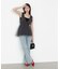 チュールドッキングニットジレ 25AW