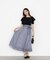 ケープ風ニットドッキングワンピース 25AW