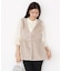 フェイクファーペプラムジレ 25AW