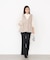 フェイクファーペプラムジレ 25AW