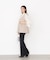 フェイクファーペプラムジレ 25AW