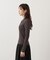 ＜ウォッシャブル＞ポロリブニット 25AW