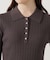 ＜ウォッシャブル＞ポロリブニット 25AW