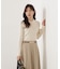 ＜ウォッシャブル＞ポロリブニット 25AW