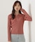 ＜ウォッシャブル＞ポロリブニット 25AW