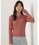 ＜ウォッシャブル＞ポロリブニット 25AW