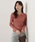＜ウォッシャブル＞ポロリブニット 25AW