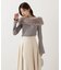 フェイクファー付きオフショルニット 25AW