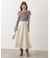 フェイクファー付きオフショルニット 25AW