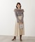 フェイクファー付きオフショルニット 25AW