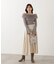 フェイクファー付きオフショルニット 25AW