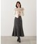 フェイクファー付きオフショルニット 25AW