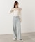 フェイクファー付きオフショルニット 25AW
