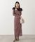 フェイクファー付きオフショルニット 25AW