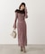フェイクファー付きオフショルニット 25AW