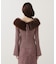 フェイクファー付きオフショルニット 25AW
