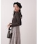 チェック柄ジャガードニットワンピース 25AW