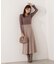 チェック柄ジャガードニットワンピース 25AW