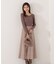 チェック柄ジャガードニットワンピース 25AW