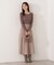 チェック柄ジャガードニットワンピース 25AW