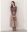 チェック柄ジャガードニットワンピース 25AW