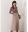 チェック柄ジャガードニットワンピース 25AW