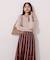 チェック柄ジャガードニットワンピース 25AW