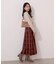 チェック柄ジャガードニットワンピース 25AW