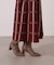 チェック柄ジャガードニットワンピース 25AW