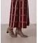 チェック柄ジャガードニットワンピース 25AW
