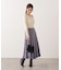 チェック柄ジャガードニットワンピース 25AW