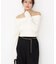 ＜谷川菜奈さん着用＞オフショルリブニット 25AW