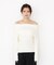 ＜谷川菜奈さん着用＞オフショルリブニット 25AW
