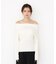 ＜谷川菜奈さん着用＞オフショルリブニット 25AW