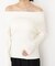 ＜谷川菜奈さん着用＞オフショルリブニット 25AW