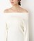 ＜谷川菜奈さん着用＞オフショルリブニット 25AW
