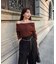 ＜谷川菜奈さん着用＞オフショルリブニット 25AW
