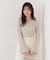 チャーム付きミニケーブルニット  25AW