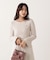 チャーム付きミニケーブルニット  25AW