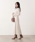 チャーム付きミニケーブルニット  25AW