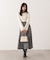 チャーム付きミニケーブルニット  25AW
