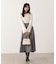 チャーム付きミニケーブルニット  25AW
