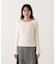 チャーム付きミニケーブルニット  25AW